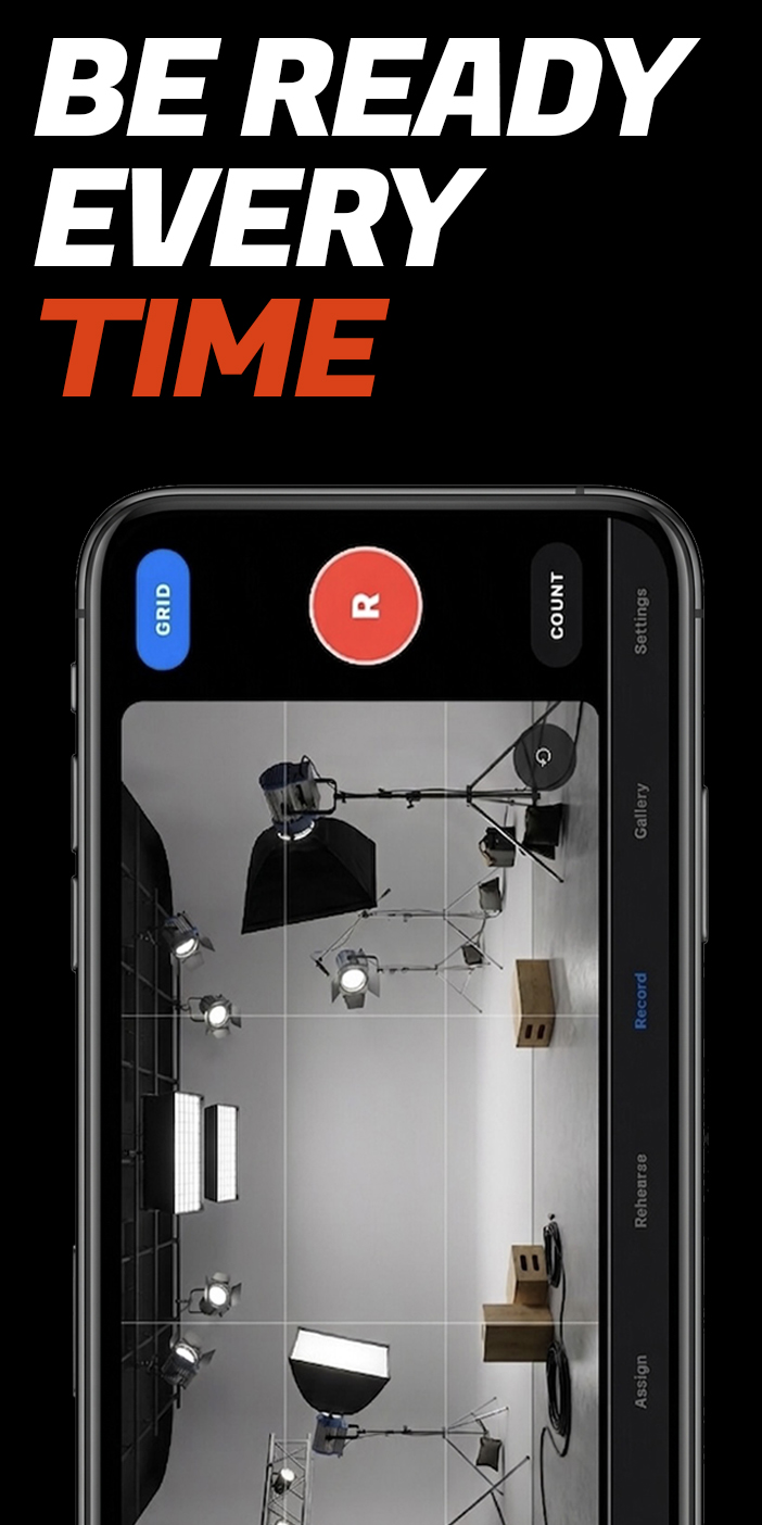 OffBook Studio app screen — review your take